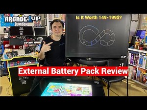 Official External Battery Pack Review on The Infinity Game Table by Arcade1Up - Worth 149-199$?