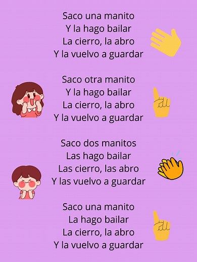 Saco Una Manito: Fun Childhood Song for Motor Skills