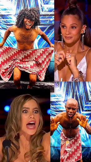 He removed his towel and the female judges were happy with what they saw😱wow, this is amazing #realityTV #AGT #trendingvideo #shows | Hot Angez Tv