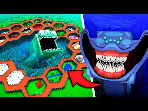 I CAUGHT ALL THE CREATURES IN THE OCEAN in Minecraft!