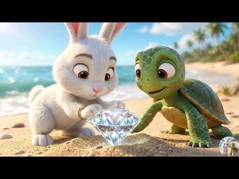 Bunny and Turtle’s Enchanted Beach Adventure: The Mystery Diamond and the Magical Fairy Wish