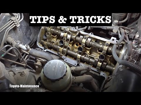 Toyota Valve Cover Gasket Job Tips & Tricks