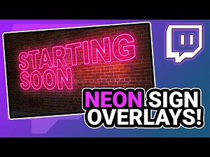 EASY Neon Sign Overlay Tutorial!!