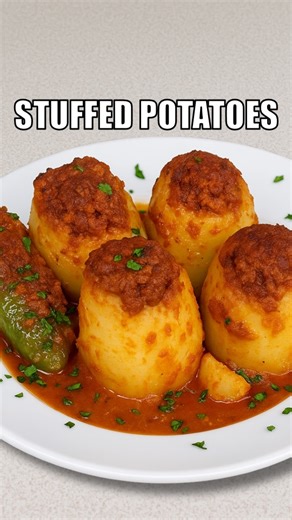 9.3K views · 274 reactions | Stuffed Potatoes with Ground Beef &...