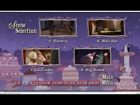 Ratatouille 2007 DVD Menu Walkthrough