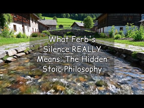 What Ferb's Silence REALLY Means: The Hidden Stoic Philosophy