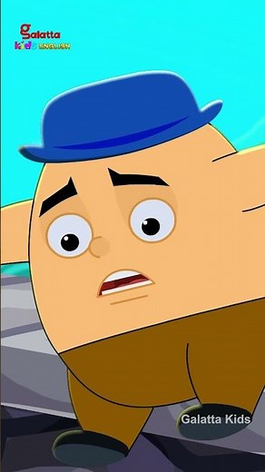 Humpty Dumpty Sat on a Wall | English Nursery Rhymes for Children | Galatta Kids | Kids Song| shorts