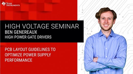 PCB layout guidelines to optimize power supply performance | Video | TI.com