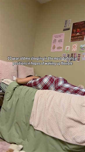 did anyone else sleep in the splits? 🤣 #funny #relatable #dance #splits #bendy