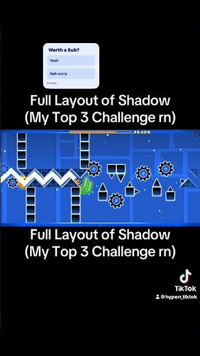 Final Layout of Shadow | #hyperrgd #geometrydash #gd #gdupdate #gd2026 #roblox #games #gaming