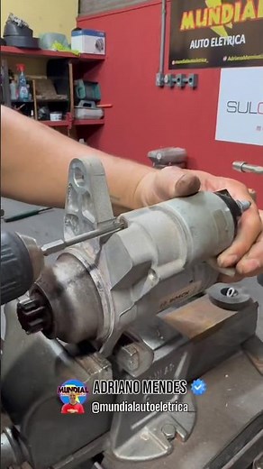 MOTOR DE PARTIDA GOL G5 #autoeletrica #motordearranque