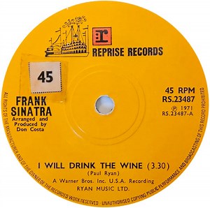 Frank Sinatra - I Will Drink The Wine