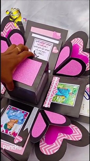 How to Make a Surprise Explosion Box for Any Occasion ✨ #diy #explosionbox #craft #handmade #paper
