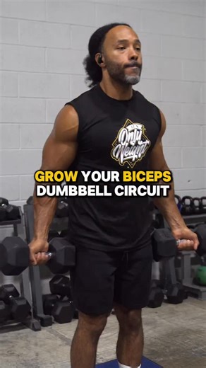 Anthony Carlo on Instagram: "Set by Set, Curl by Curl.. Let’s Grow💪🏽 ✅ 7 Supinated curls ✅ 7 Forearm Rotations ✅ 7 Hammer Curls 21’s 1 minute rest..5 rounds #biceps #arm #armday #bicepworkout #dumbbells #strengthtraining #circuittraining #itsonlyweight"