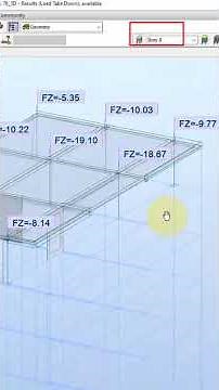 Load Take-Down Analysis for columns #ingenieria #robotstructural