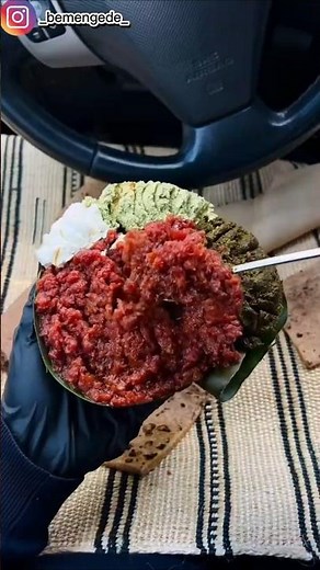 The Ethiopian Dish Made with Raw Meat! 😱🥩🇪🇹