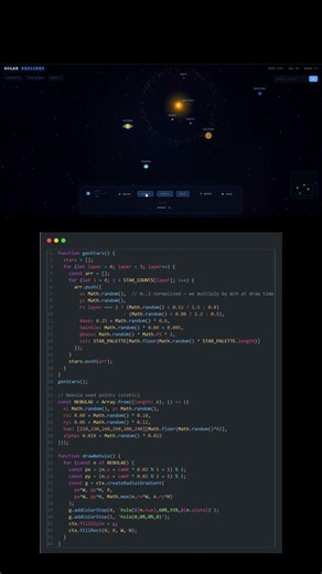 🪐 Interactive Solar System Project | HTML CSS JavaScript || By @Codinggyan441