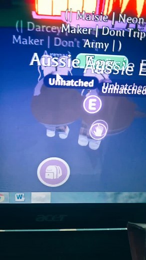 Part 3 of unhatching all the eggs: Aussie egg. #fyp #foryou #viral #adoptme #aussieegg