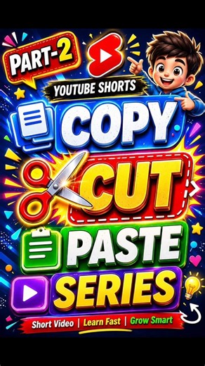 💻 Copy CUT Paste Series part -2 | Easy Computer Tricks for Beginners