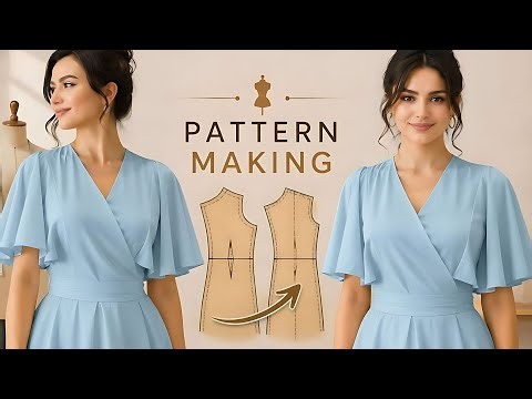 🏆Drafting my Formal Dress Pattern 🌸 || 2026