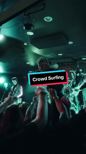 Do you crowd surf during ballads? 🎥: @Evan 🎨: @Real Life Vulpix🔥 #darkdinve #live #concert #moshing #moshpit #crowdsurfing #tour #spooky #metal #emo #goth #scene #movingon #2024 #metaltok