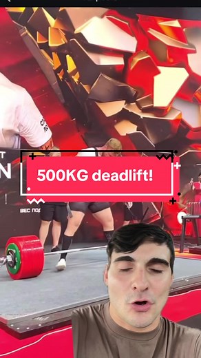 This is insane 🤯 - - - #coltonengelbrecht #powerlifter #deadlift #eddiehall #fitness #gym #strong #sports #powerlifting #greenscreenvideo #greenscreen