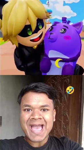 catnap vs catnoir 🤣 roblox brookhaven pranks #funny #roblox #memes