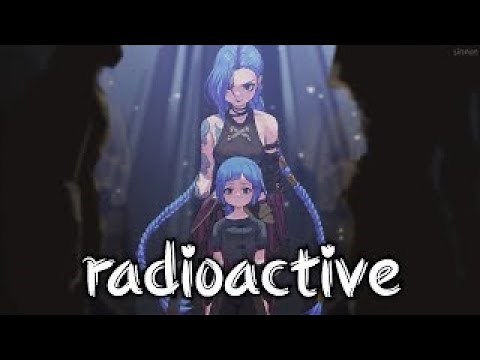 Nightcore - Radioactive - (Lyrics) [1 hour]