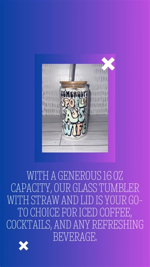 Introducing Libby Glasses - Sip in Style and Sustainability! 🥤🌿 ✨ Elevate Your Drinking Experience Our Glass Cup with Bamboo Lid and Straw is here to redefine your sipping experience. Say goodbye to ordinary glassware and embrace a touch of modern elegance. 💎 ✅ Practical and BPA-Free Libby Glasses are more than just stylish; they’re practical and safe. Plus, their dishwasher safe, making cleanup a breeze. 🌊 ⌛ The Perfect Size With a generous 16 oz capacity, our glass tumbler with straw and l