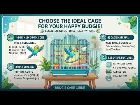 How is the Ideal Budgie Cage