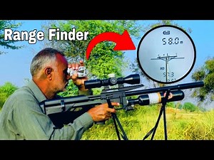 M60-B air rifle in action with rangefinder ￼! pure village dove-hunting accuracy test #pcphunters