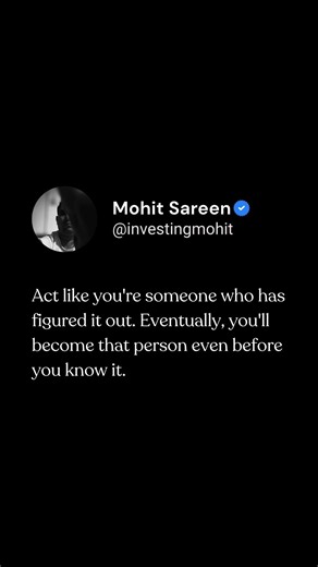 Fake it till you make it. 💚 #success #motivation #life #startup #tips #mindset