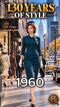 WOMEN’S FASHION EVOLUTION 1900–2030 | 130 Years of Style