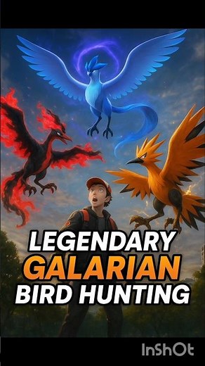 Legendary Galarian Bird Hunting: Articuno Moltres & Zapdos Spawn in Pokémon GO #pokemon go #galarian