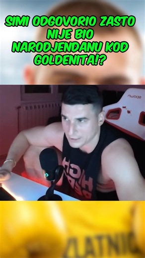SIMI OTKRIO ZASTO NIJE DOSAO NA RODJENDAN KOD GOLDENITA!?