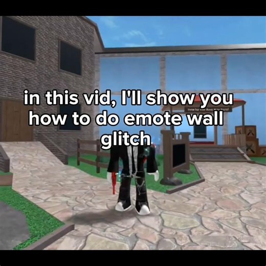 How To Go Though A Wall Using Emote Glitch! [MM2] | #mm2 #tutorial #shorts #help #glitch