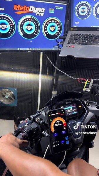 Dyno Tuning Aracer Super XX! #AeroxSP #Aerox155 #AeroxTurbo #fyp #fypシ゚viral
