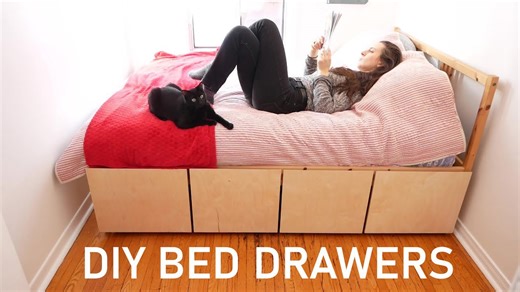 Level up your small bedroom with this DIY project!
