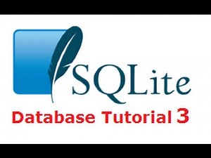 SQLite Tutorial 3 : Working with important SqLite Queries (SELECT, INSERT, DELETE, UPDATE,WHERE...)
