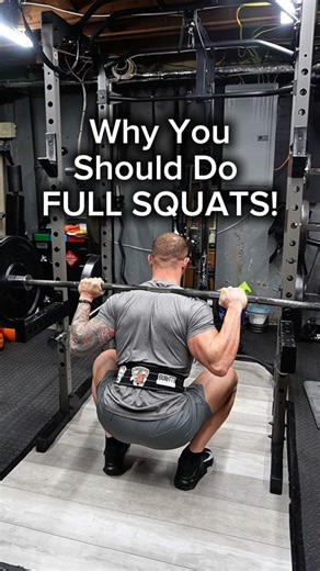 Why You Should Do FULL Range Squats