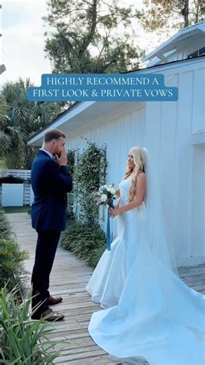 Groom Sees His Beautiful Bride In Her Wedding Dress For First Time