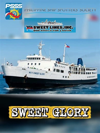 Barko ng Kahapon! M/V SWEET GLORY of Sweet Lines #throwback