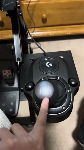 The Logitech shifter is so easy you can move it with your pinky