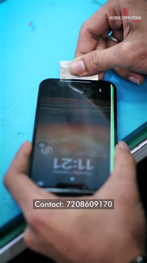 Powered by KICKOUT on Instagram: "⚡ Display lines don’t always mean display replacement! In this reel, we’re showcasing an iPhone 14 Plus with damage lines on the display. Instead of changing the entire screen, we used our advanced laser machine to remove the lines precisely — and the display is back to brand new quality ✨ Why spend more when the right repair can save your original display? That’s the Mobile Operations difference 💯 📞 Call us at +91 7208609170 (between 11:30 AM and 10:00 PM) 📍