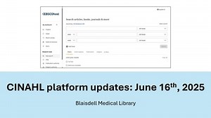 CINAHL Updates 6-14-2025
