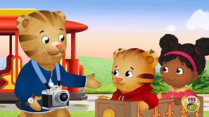 6.3K views · 98 reactions | Four days of all NEW episodes of Daniel Tiger's Neighborhood continue Tuesday, July 10! Daniel and Miss Elaina have questions about Trolley, so they take a ride with Dad Tiger to find out more. Tune in on PBS KIDS (check local listings). | Fred Rogers Productions | Facebook