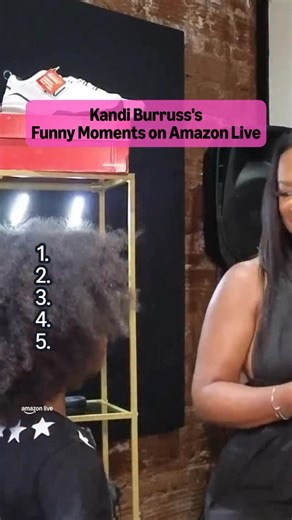 Enjoy some of our favorite moments from @kandi Amazon Live streams 🤣. Watch and shop Kandi’s most recent streams via 🔗 in bio. | AmazonLive