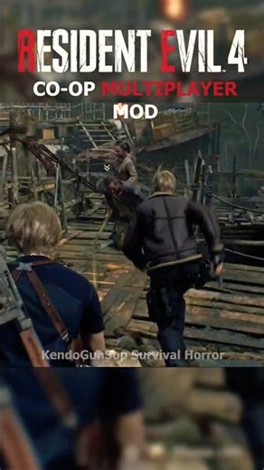 2 LEON CO-OP - RESIDENT EVIL 4 REMAKE MULTIPLAYER MOD Gameplay #ResidentEvil #ResidentEvil4 #RE4