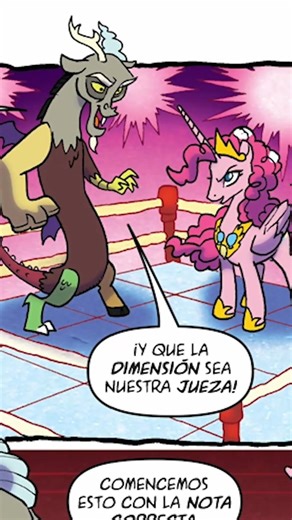 Pinkie becomes the princess of chaos in the Discord dimension #mlp