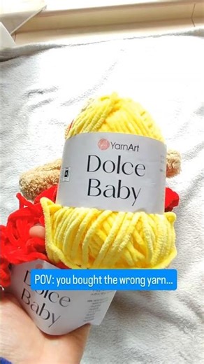 I Bought the Wrong Yarn… But It Turned Into Something Special 💙